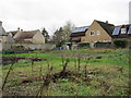 Allotments in winter in Evenley