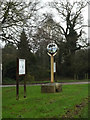 Hardwick Village sign in CB23 7QS