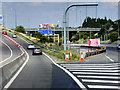 Northbound M1, Exit Sliproad at Junction 42 (Lofthouse Interchange) in WF3 3SN