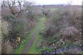 Path on former railway line, Roslin in EH25 9NJ