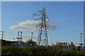 Pylon and sub station in RG19 4AS
