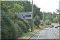 A2270 approaching Willingdon Roundabout in BN22 0DF