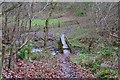 Footbridge over the Larkhall Burn, Jedburgh in TD8 6SD