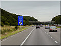 Eastbound M62, End of Variable Speed Limit in WF3 4BY