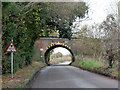 Railway bridge over road to Ford in SP4 6DH
