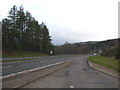 Lay-by on the A9 southbound near Ballinluig in PH9 0NA