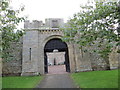 The entrance to Jedburgh Old Jail in TD8 6SD