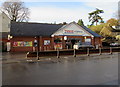 Tesco Express and post office, Old Market, Nailsworth in GL6 0DR