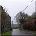 Remains of railway bridge over Gratton Lane, Yelverton in PL20 6AS