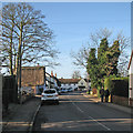 Balsham High Street in December in CB21 4ER