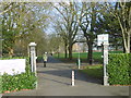 Entrance to West Harrow Recreation Ground in HA2 7DA
