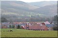 Red roofs at Whitehaugh, Peebles in EH45 9DB