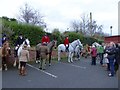 Woore: North Staffordshire Hunt's Boxing Day Meet 2015 in CW3 9TL