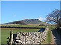 The Pennine Way path to Pen-y-ghent in BD24 0EX