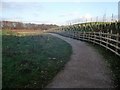 Public footpath near water treatment works in PR5 4LQ