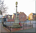 Sutton-in-Ashfield - War Memorial on Downing Street in NG17 4GZ