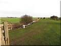 Looking along Easington Bank from the Triangulation Pillar in HU12 0UA