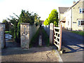 Thames and Severn Way alongside Greenways, Siddington in Siddington