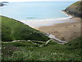 Above the beach at Mwnt in SA43 1QD