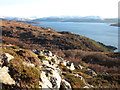 From summit of Carn na Snaobhaig. in IV40 8AJ