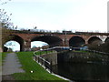 Mersey Rail viaduct over the Stanley Dock locks in L5 9RJ