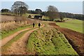 Walkers approaching Lalu Farm in GL20 7PH