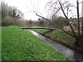 St Mary's footbridge crosses the Wash Brook in LE2 3YH