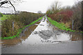 Puddly track off Rodbaston Drive in ST19 5NT