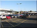 Lidl car park and Hilton Garage in DE65 5GW