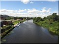 View west along the Aire and Calder Navigation in LS9 0SW
