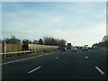 M5 southbound as it crosses the A38 at Junction 5 in WR9 7PA