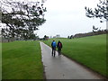 Walking through Rufford Park Golf Course in NG22 9DE