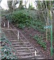 Steps for footpath to Purdown in BS7 9NL