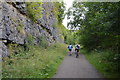 Cyclists, The Monsal Trail in SK17 9TQ