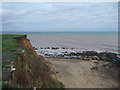 Coastal erosion, Barmston Sands in YO25 8PJ