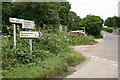 Byway at road junction in SP11 9JA