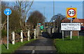 Footbridge across Queniborough Brook in LE7 4YQ