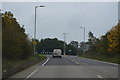 Approaching the end of the Buntingford bypass in SG9 9GL