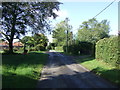 Heading west on Mill Road in IP14 4SF