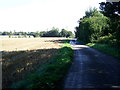 Minor road near West Farm in IP31 3BY