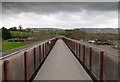 Footbridge at Taunton Deane services in TA3 7NX