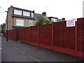 Back garden fence, Normanshire Drive, Chingford in E4 9SY