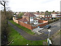 Looking across Harlington from Harlington Bridge in UB3 1LP