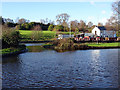 The entrance to Chirk Marina, Llongollen Canal in Chirk Community