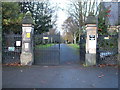 Cemetery gates, North Cemetery in DL1 3DP
