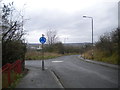 Mini roundabout on Stansfield Road, Airedale in WF10 3DW