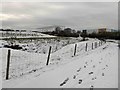 A snow covered path and cycle way in the Kingsway business park in OL16 4ND