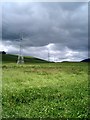 Pylons beside Kyntyrie in DD8 4LR