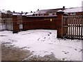 Thin layer of snow, Ribbleton, Preston in Ribbleton Ward
