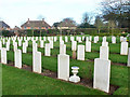 War graves, Colchester cemetery in CO2 8PZ